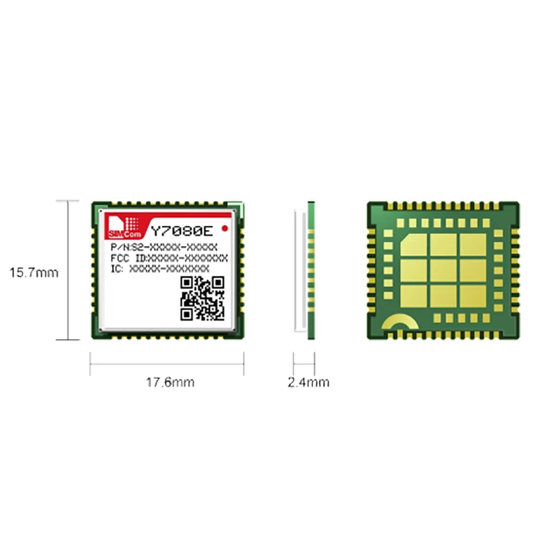 SIMCOM Y7080E Wielopasmowy moduł NB-IoT z odbiornikiem GNSS Cat-NB2 B3/B5/B8/B20/B28 eSIM Przejście danych o niskim zużyciu energii