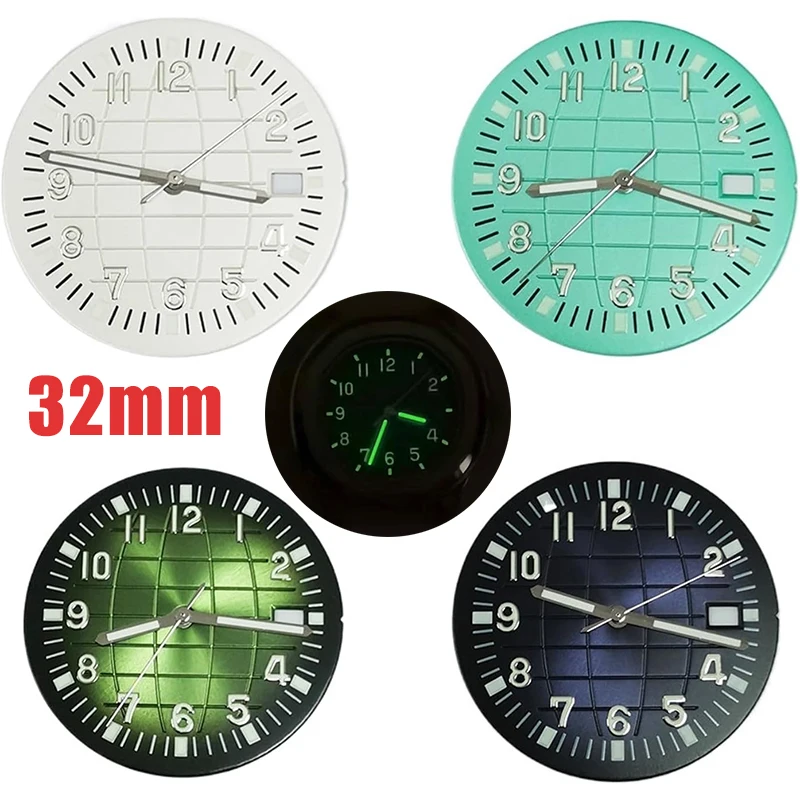 32mm Dials Men's Watch Suitable for NH35/36/4R/7S Movement Watches Luminous Function New Multi-color Dials Accessories