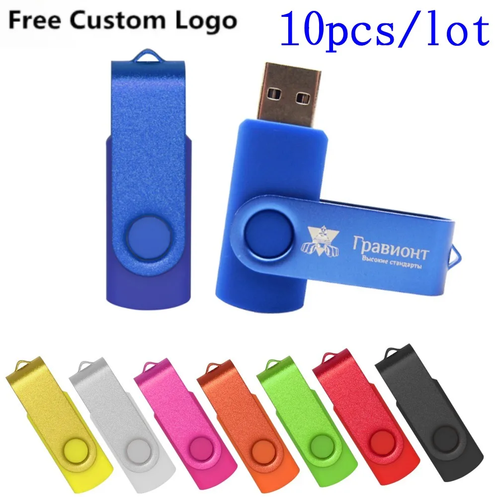 

Custom 10PCS/LOT Business For Bidding Wholesale USB FLASH DRIVES USB 32GB FREE SHIPPING 16GB PEN DRIVE 8gb Thumb Drive