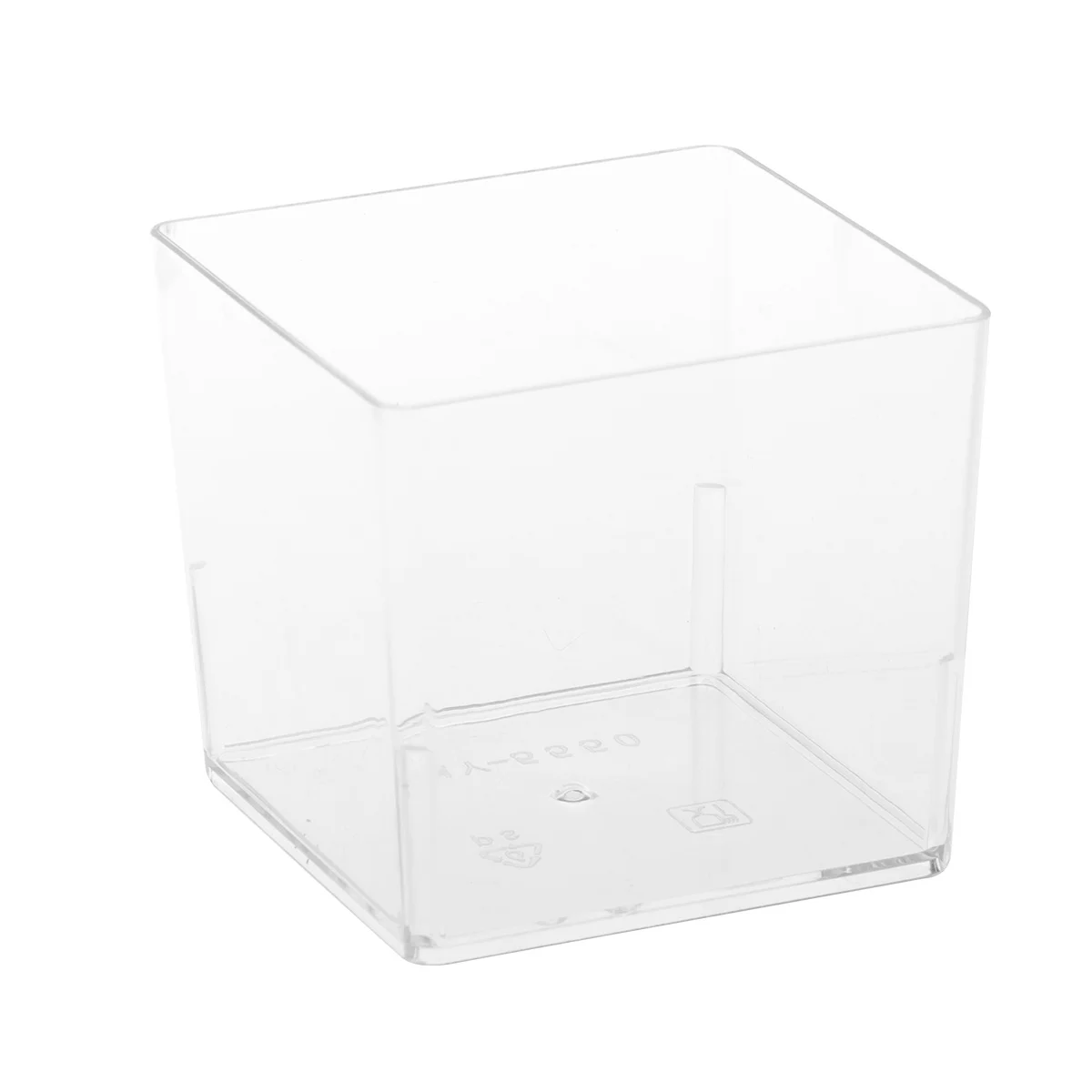 

25 set Jelly Cups Set 150Ml Square Mini Dessert Cups With Lids Spoons Mousse Pudding Tiramisu Appetizer Serving Cup For Party