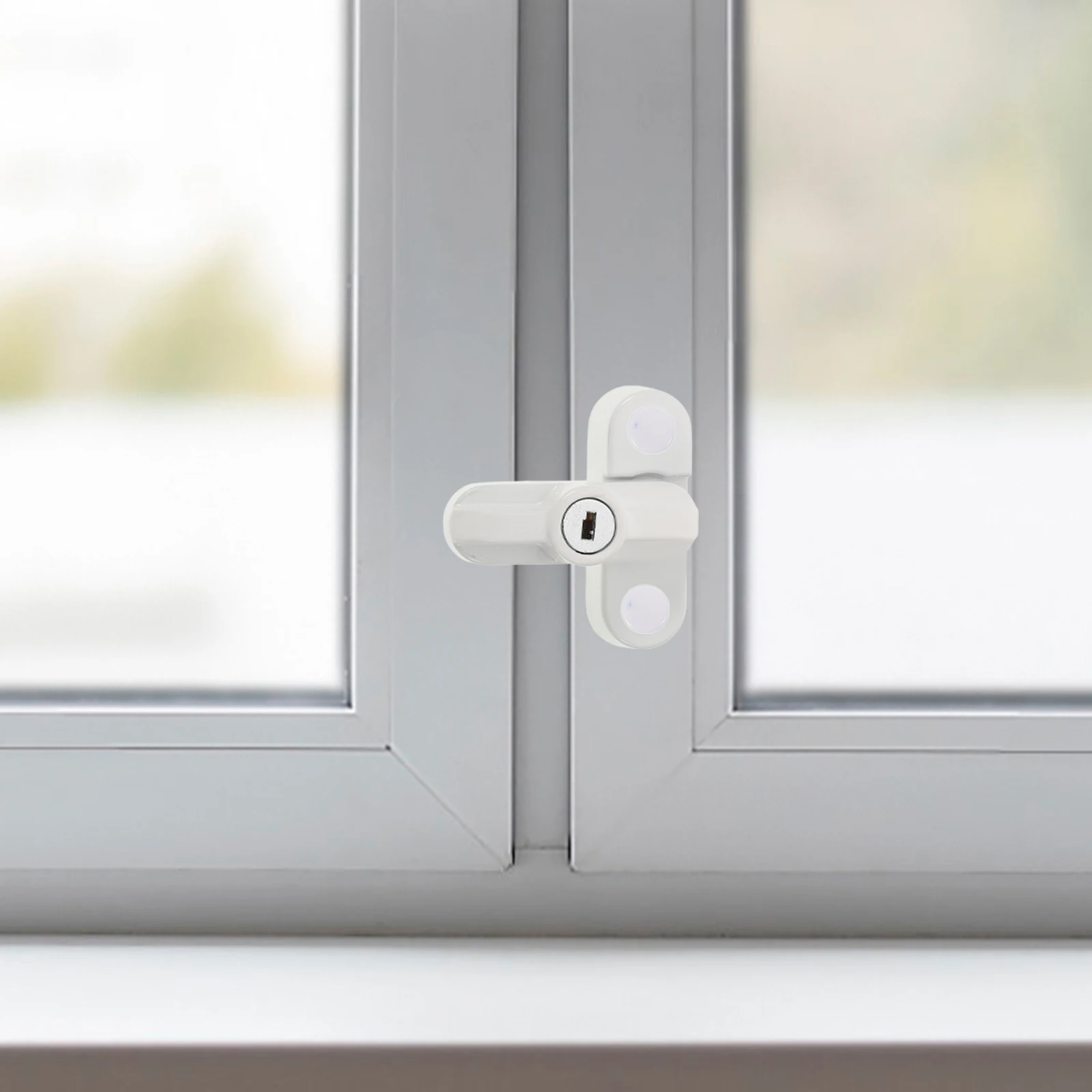 

1 set T Child for Vertical Sliding Aluminum Windows DoorLatch Replacement Lock Replacement For Window Metal Sash Lock Hardware