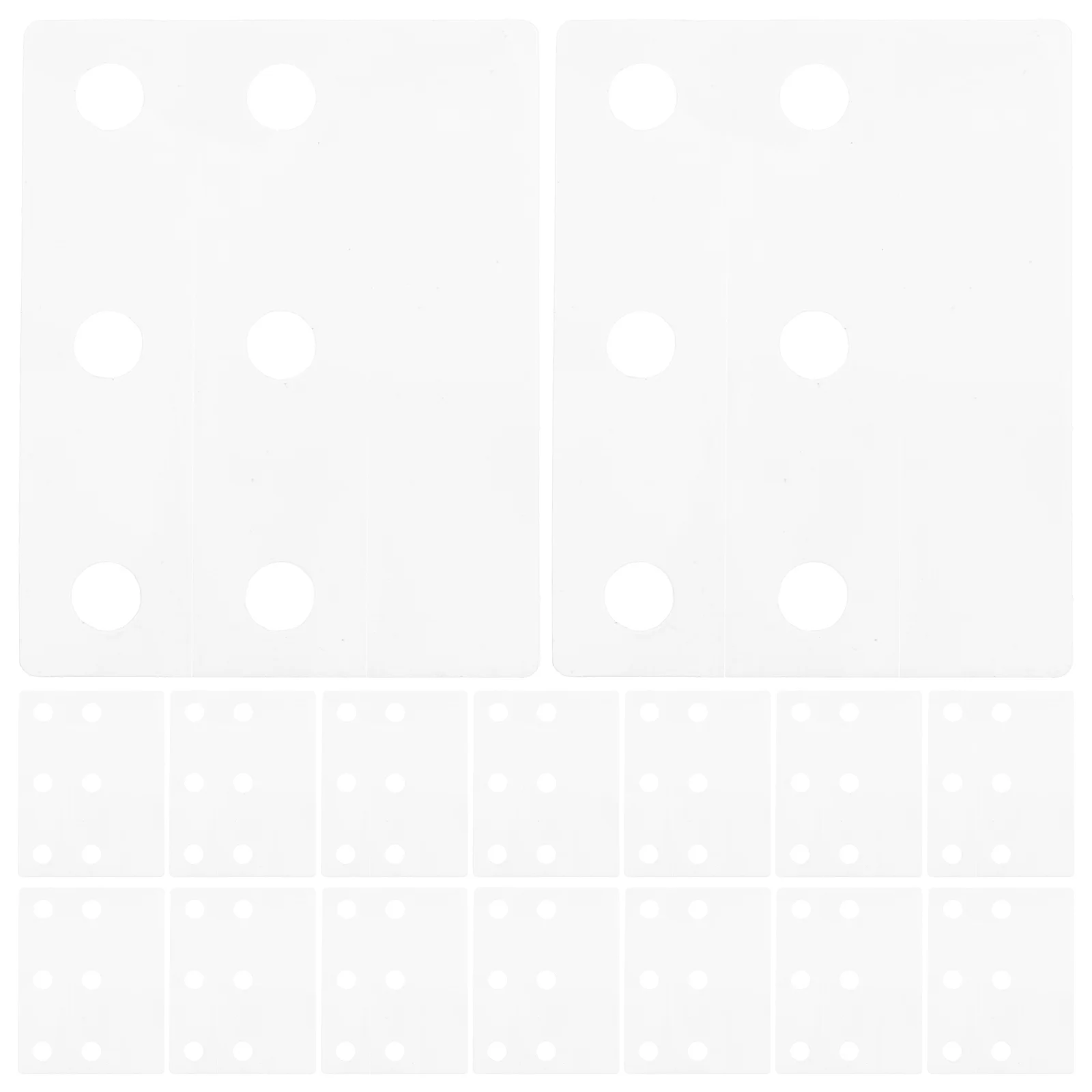 50 Buah Label Penguat Lubang untuk Binder Cincin Stiker Putih Berperekat Hewan Peliharaan yang Dapat Digunakan Kembali untuk Belajar di Rumah Kantor Sekolah