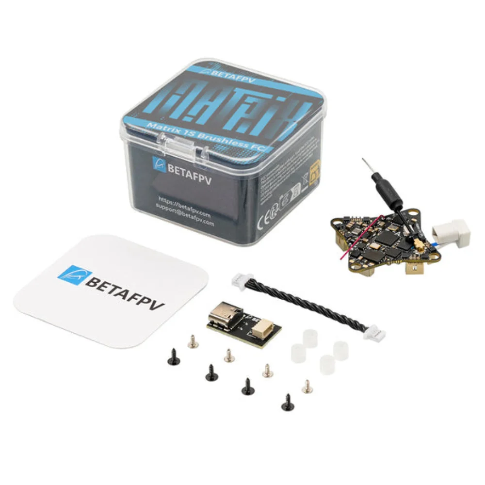BETAFPV Matrix 1S 5IN1 AIO Flight Controller Brushless 2.4G ELRS 400mW VTX for Meteor75 Pro Whoop Quadcopter Racing Freestyle
