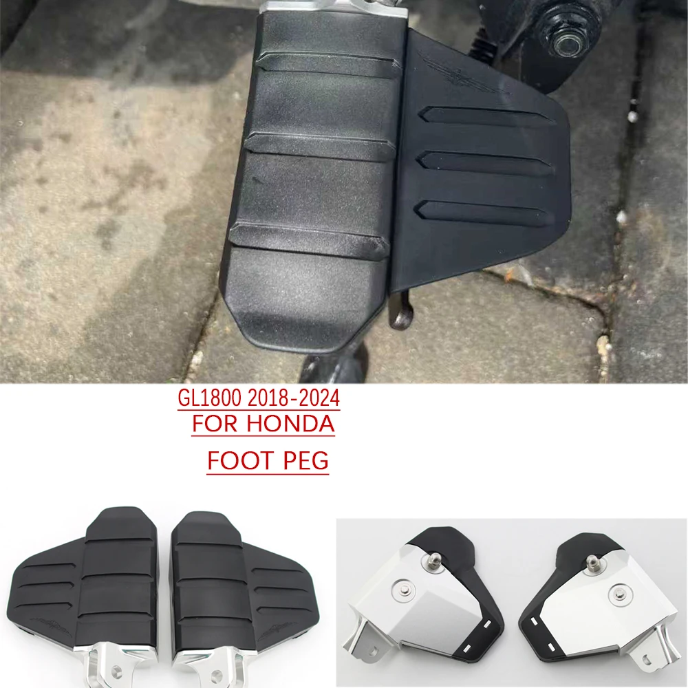 

GL 1800 Goldwing Foot pegs Highway Peg Mounts For Honda Gold Wing GL 1800 For Honda GL1800 2018-2024 Footrests Tour DCT Motorcyc