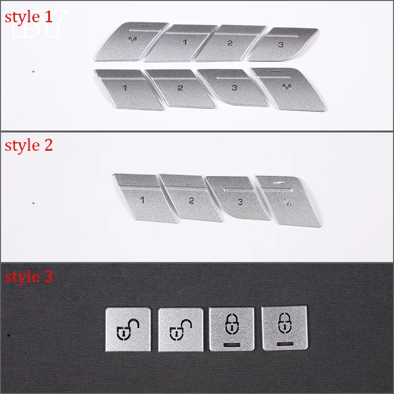

Stainless Steel Car Seat Adjustment Memory Button Switch Sticker Decoration Trim For Jaguar XJ 2010-2019 Accessories Interior