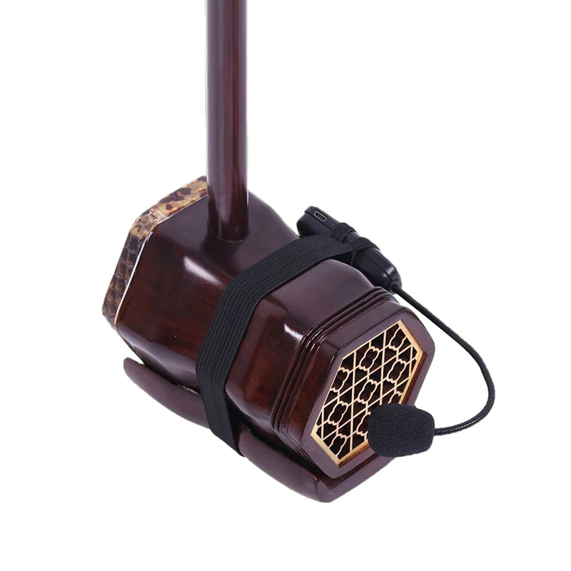

SHIDU Professional Light Rechargeable Instrument Microphone With Receiver Erhu Instrument Cordless Wireless Condenser Microphone