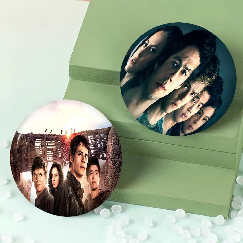 Movie Series The Maze Runner 32/44/58MM Customizable Button Pins Cute Funny Creative Badge Jewelry Decor Gifts for Friends