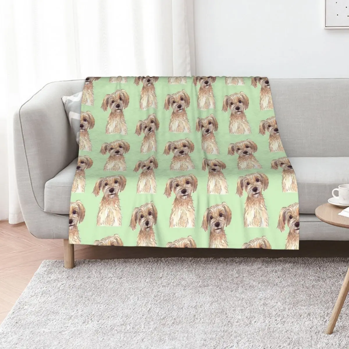 BAILEY doodle Throw Blanket Heavy Luxury St Soft Plaid Luxury Thicken for winter cosplay anime Blankets