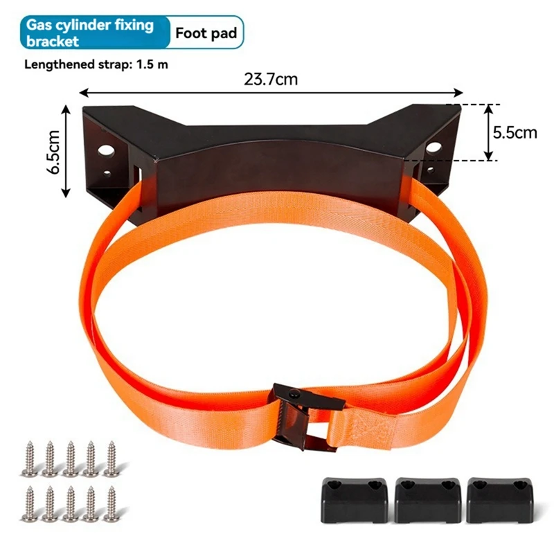 حامل خزان دعم ثابت عززت تمديد حزام النايلون خزان الغاز حامل حائط للقوارب الخارجية المركبات Rvs Labs-A65R #6