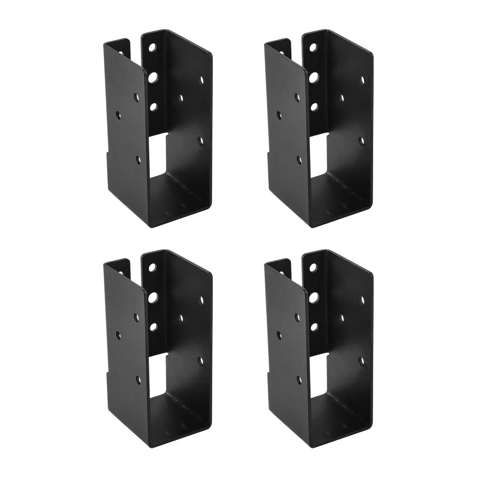 4Pcs Concealed Joist Hanger High Hardness Outdoor Concealed Flange Joist Bracket