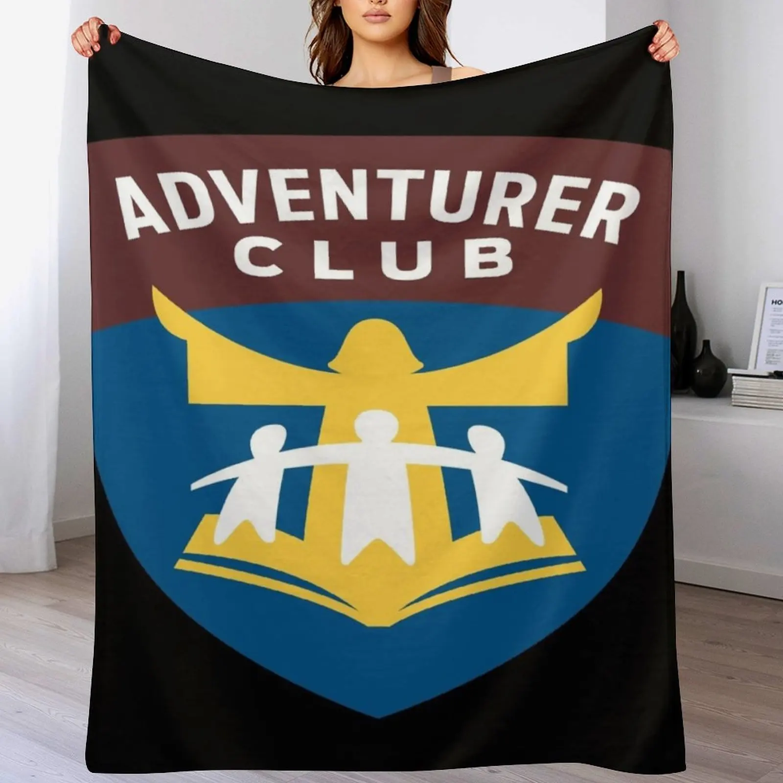 Adventurer Club Logo Seventh-Day Adventist Church Throw Blanket halloween Hairy for winter Blankets