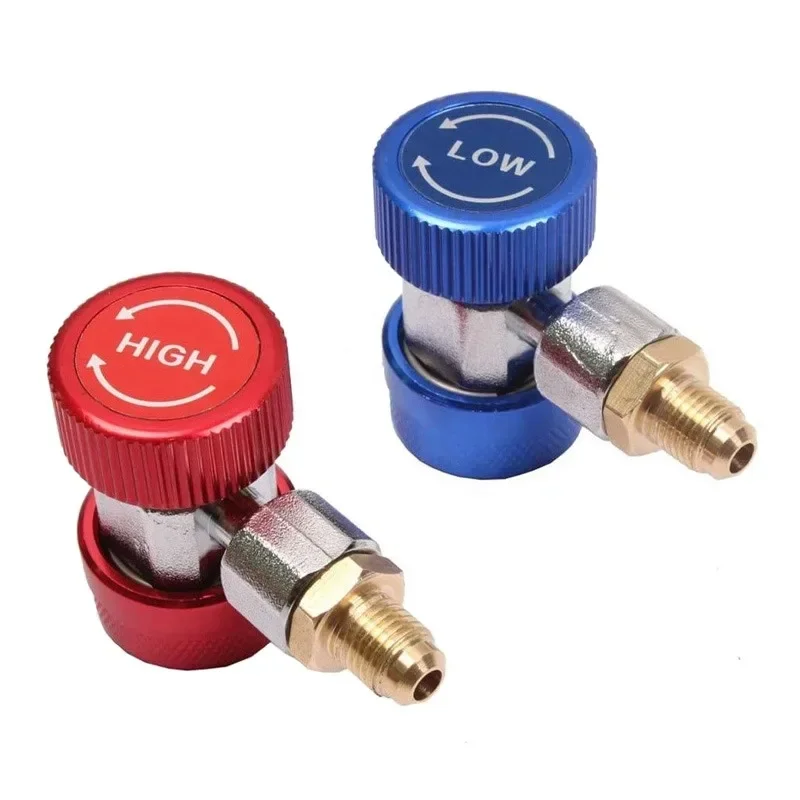 Car Air Conditioner R134A H / L Adapter Quick Coupling AC Coupler Coolant Filter Connector Tools Truck Automotive Accessories