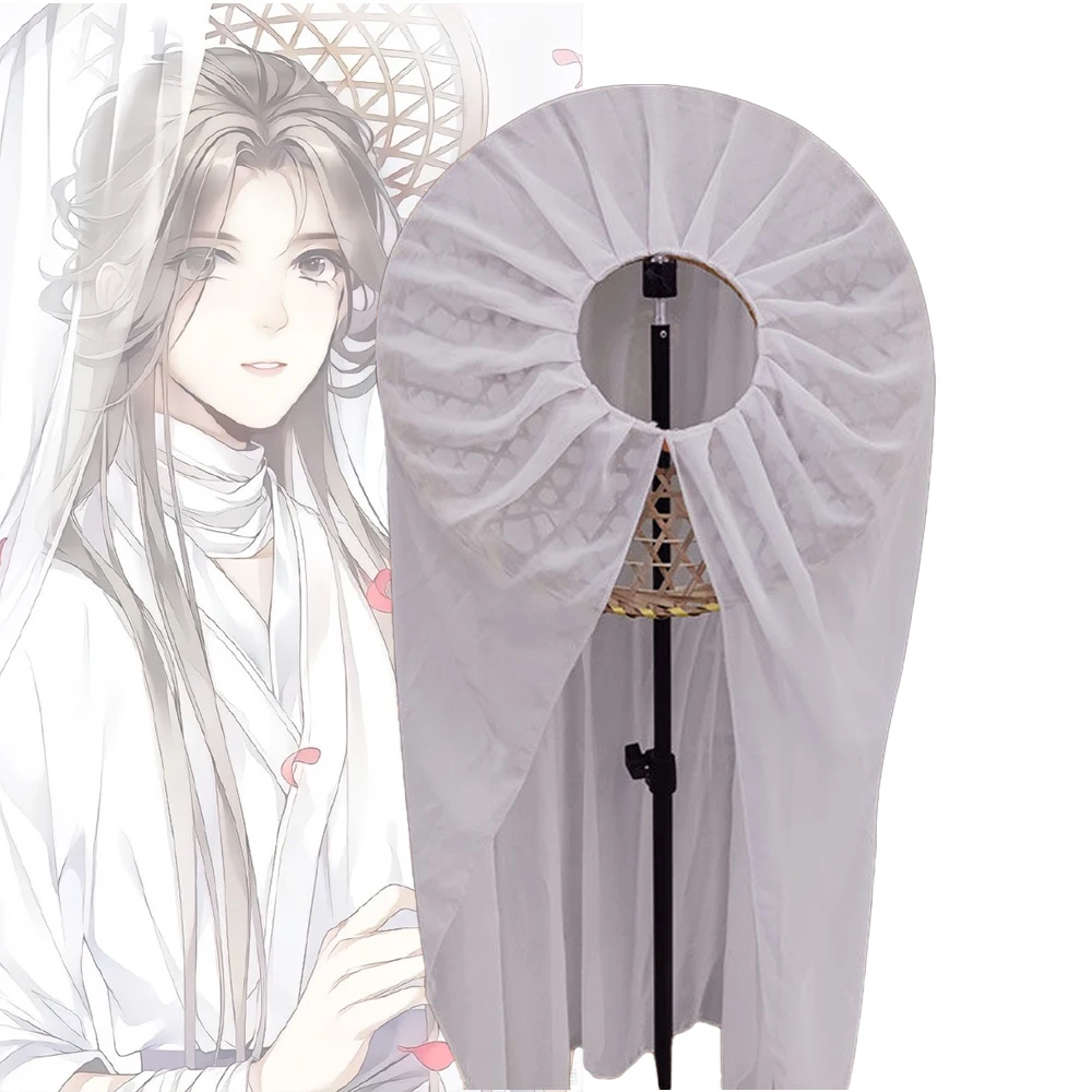 

Фигурка аниме Xie Lian, реквизит для косплея, шляпа Xie lian, реквизит San Lang Cos, китайская газовая шляпа Hanfu в древнем стиле, аксессуары для одежды