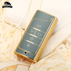TPU Car Remote Key Case Cover For GAC Trumpchi GS7 GS8 GM8 GS5 GA6 GM6 2015 2016 2017 2018 2019 2020 2021 2022 2023 Accessories