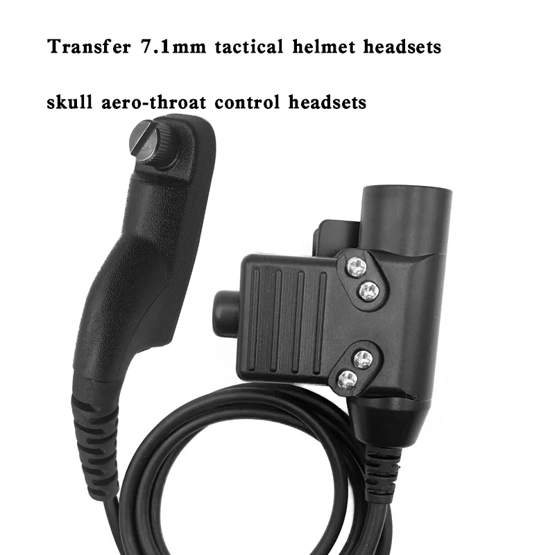 for Motorola Xir P8668 P8268 8208 APX2000 APX6000 APX7000 DP3400 DP3600 DP4400 DGP6150 Radio Military Z Tactical Headset U94 PTT