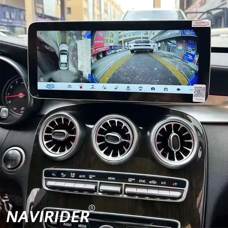 Radio estéreo para coche Android de 10,25 pulgadas para Mercedes Benz V W447 GLC X253 Clase C W205 C180 C200 C220 C300 C350 Carplay navegación GPS