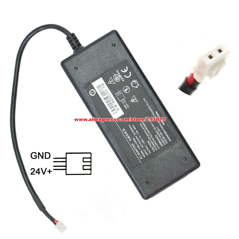 FDLJ1204A AC Adapter 24V 1.5A  36W Special 2 Pins For GPRINTER L80180I S-L803 L80180 L407 GP-L80250II S-L813