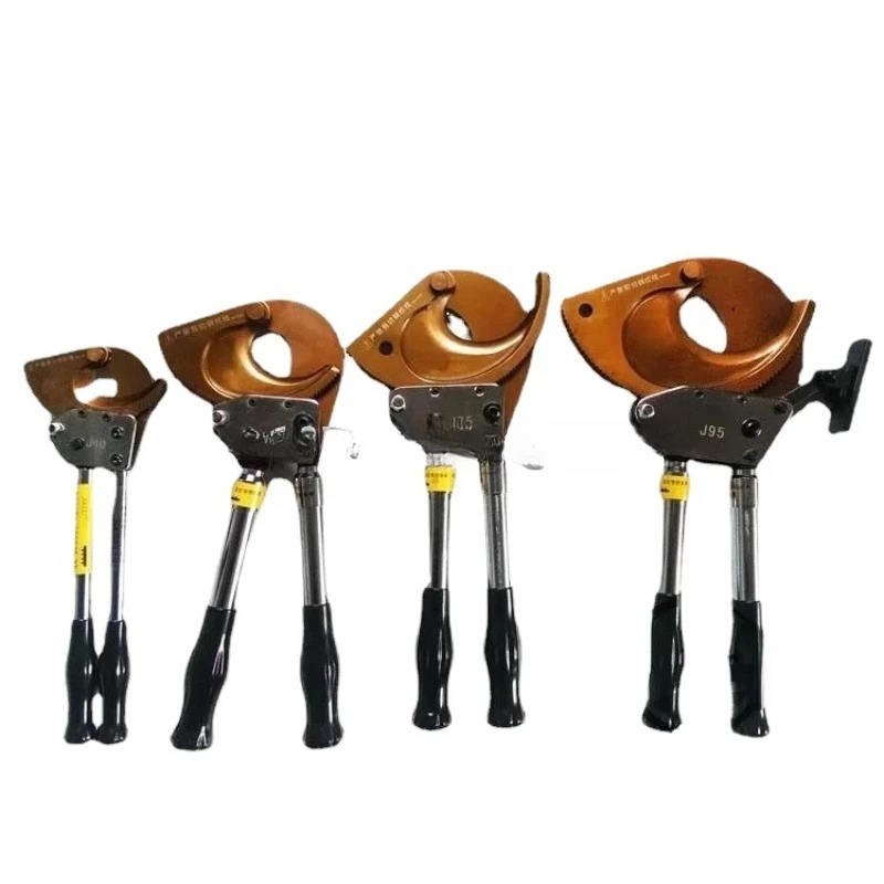 FOR J40 J52 J75 J95 Ratchet Wire Cutters for 3X120mm Cable Manual Steel Stranded Copper and Aluminum Wire Cutters