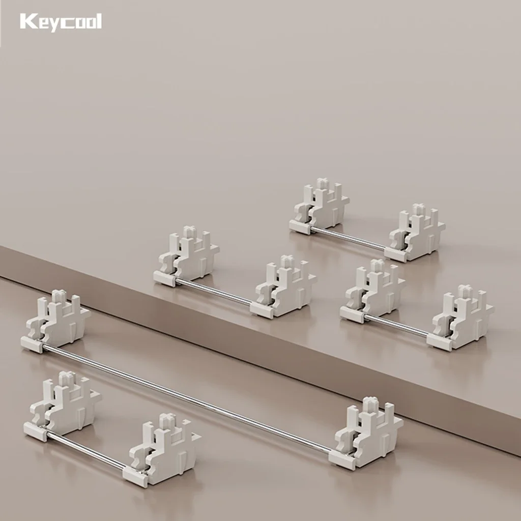 Pelat PCB Keycool Pelat Pemosisian Sakelar Satelit untuk Keyboard Mekanis Kustom Perjalanan Singkat Presisi Tinggi Pra-pelumas 6,25U