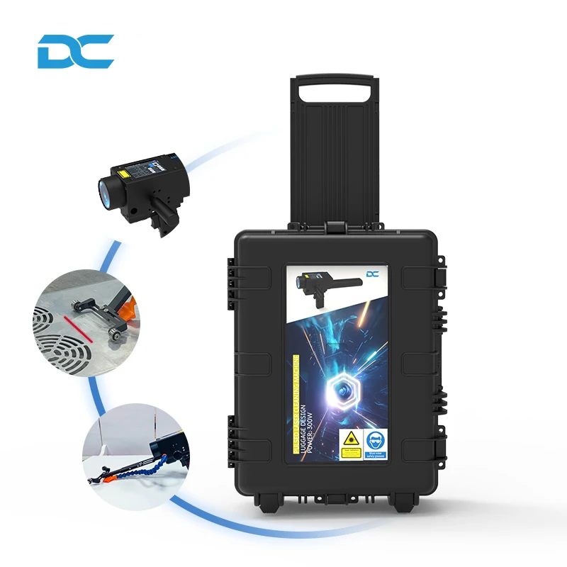 

Портативный импульсный лазерный очиститель 200 Вт/300 Вт для удаления ржавчины, мойки машин