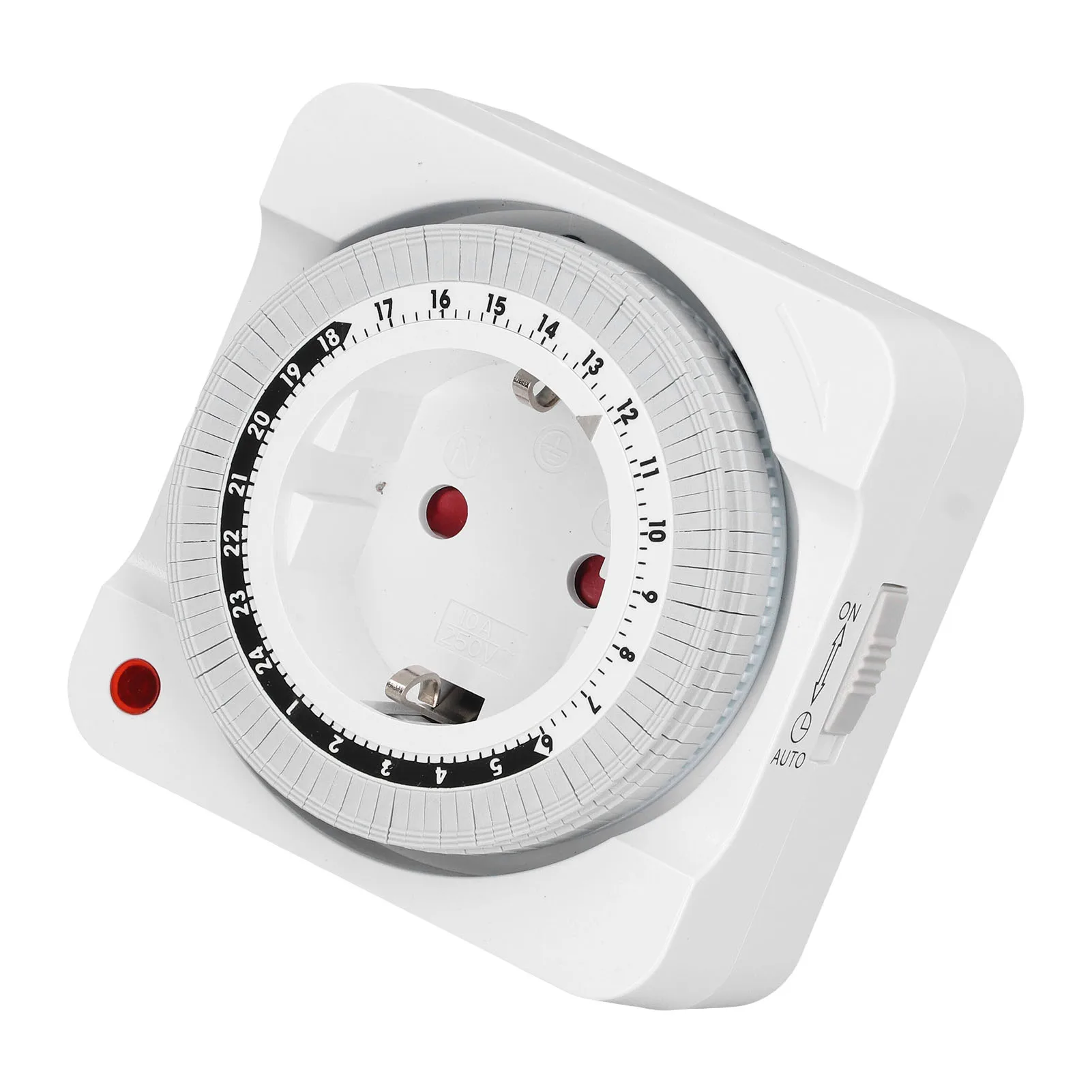 Timer Socket Mechanical 230V EU Plug 24 Hour 15 Minute Increment Automatic Countdown Outlet Timer for Electric Bike