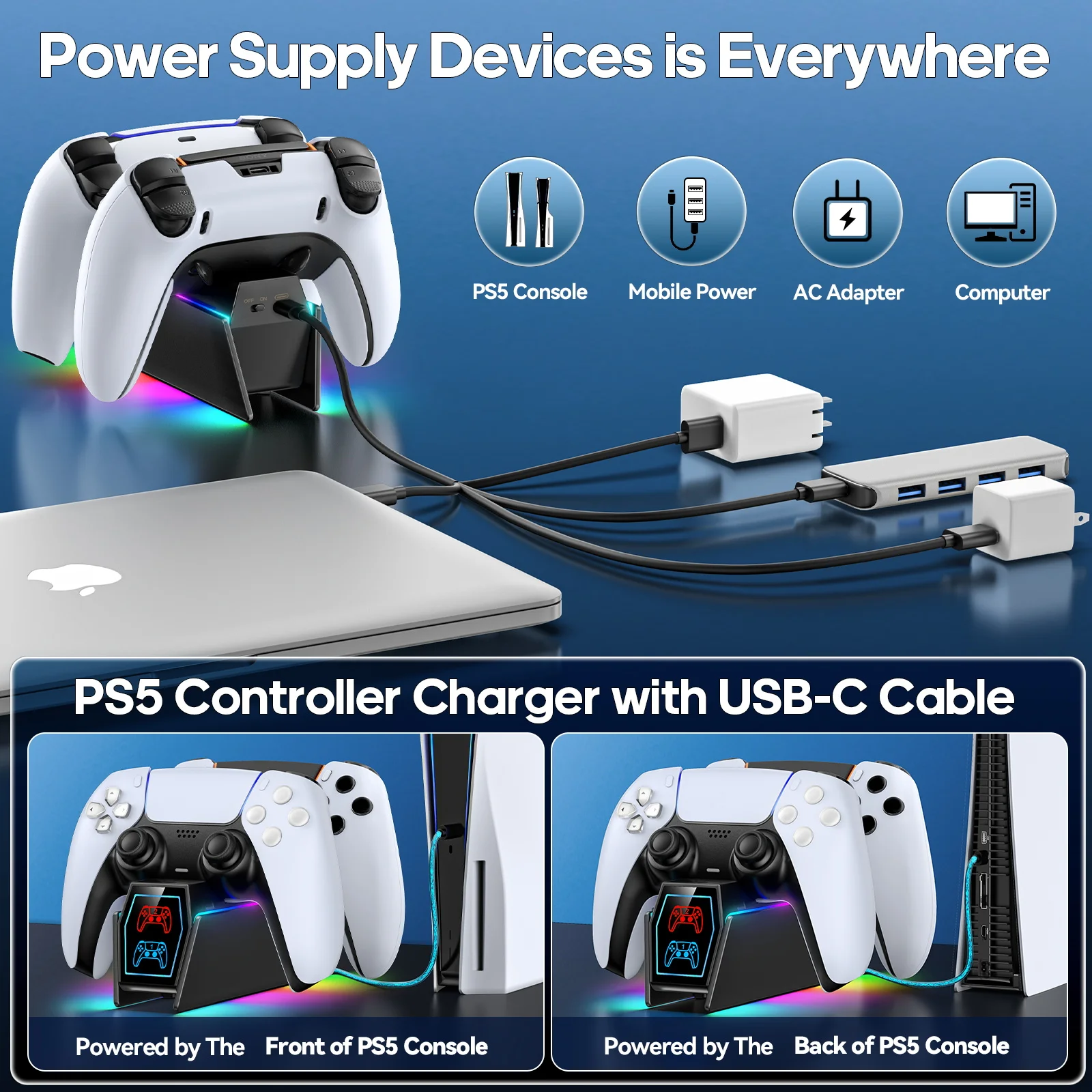Thumbnail 3 - #73 Best PS5 Controller Chargers to Buy In 2026