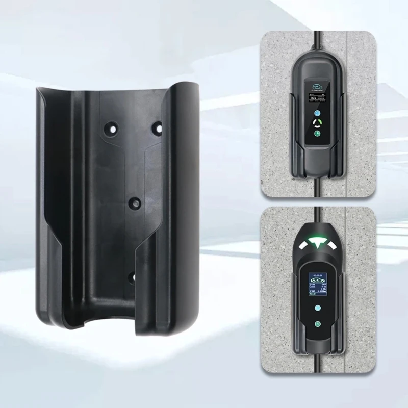 H3CE EVs Chargers Holder Wall Mount Electric Car Chargers Nozzle Support Stand