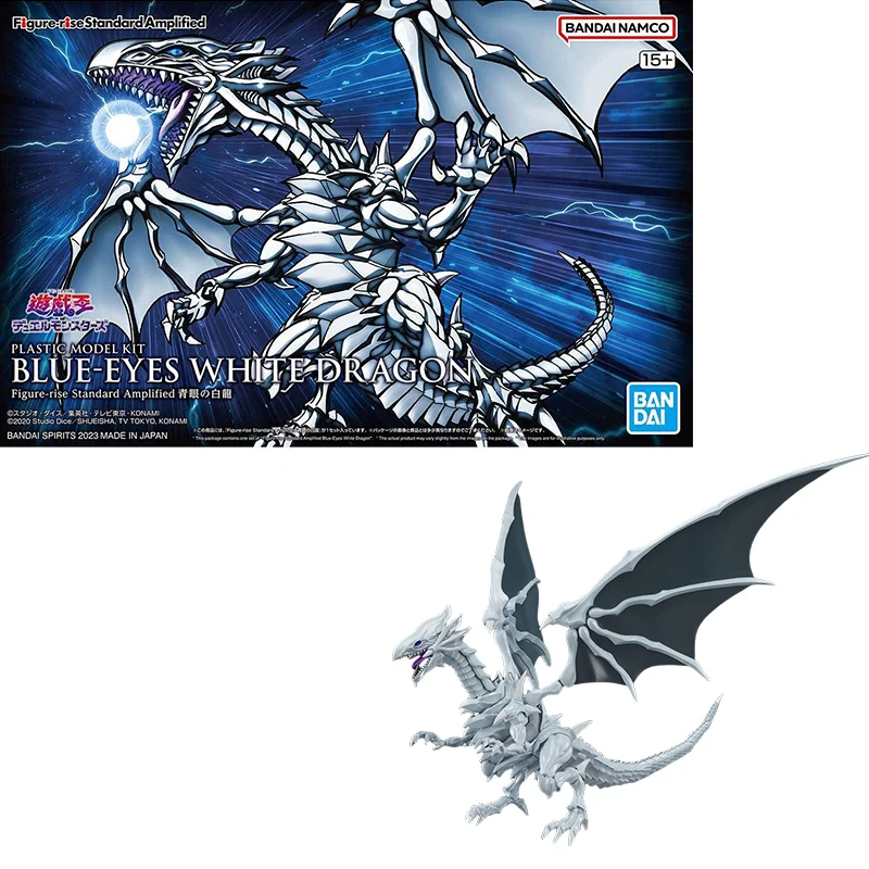 Bandai Genuine FRS Duel Monsters Yu-Gi-Oh! The Legendary Exodia Incarnate Blue Eyes White Dragon Millennium Puzzle Assembly Toy