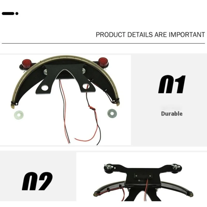 Superior-Turn Signal Bracket Lamp For Victory Vegas 8-For BALL Motorcycle Rear Taillight LED For Fender License Light