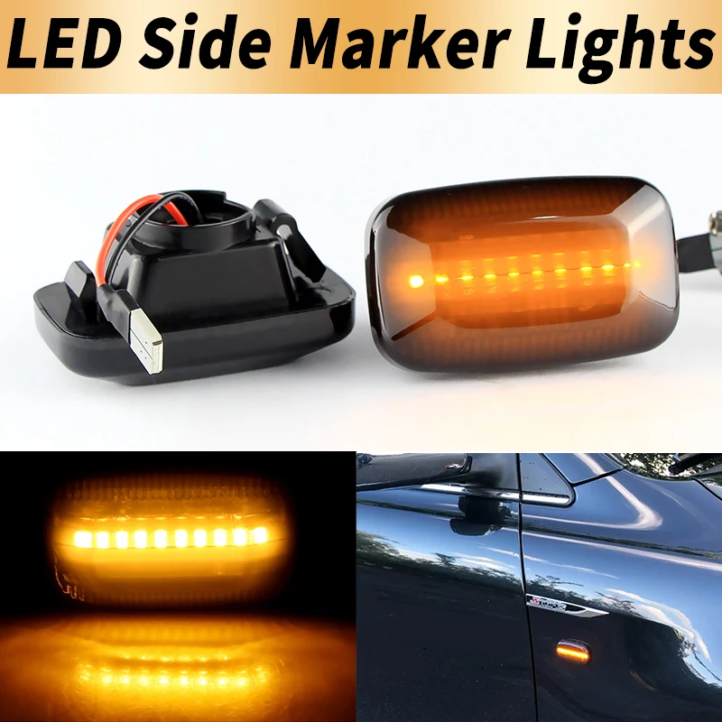 

2PCS LED Side Marker Lights Canbus For Toyota Hilux Sixth Generation LN140 LN150 LN160 LN170 1997 1998–2005 Turn Signal Lamps