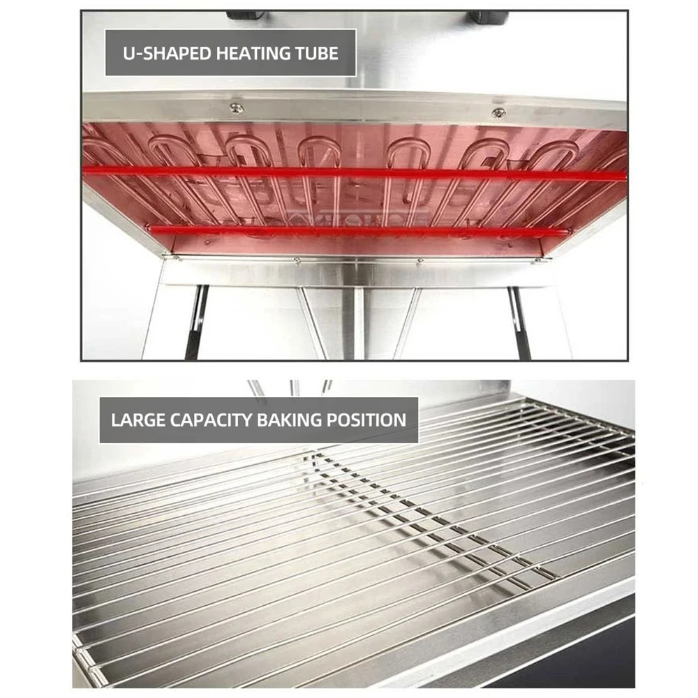 

Auto Lift-up Electric Grill Stainless Steel Kitchen Equipment Horno De Mesa