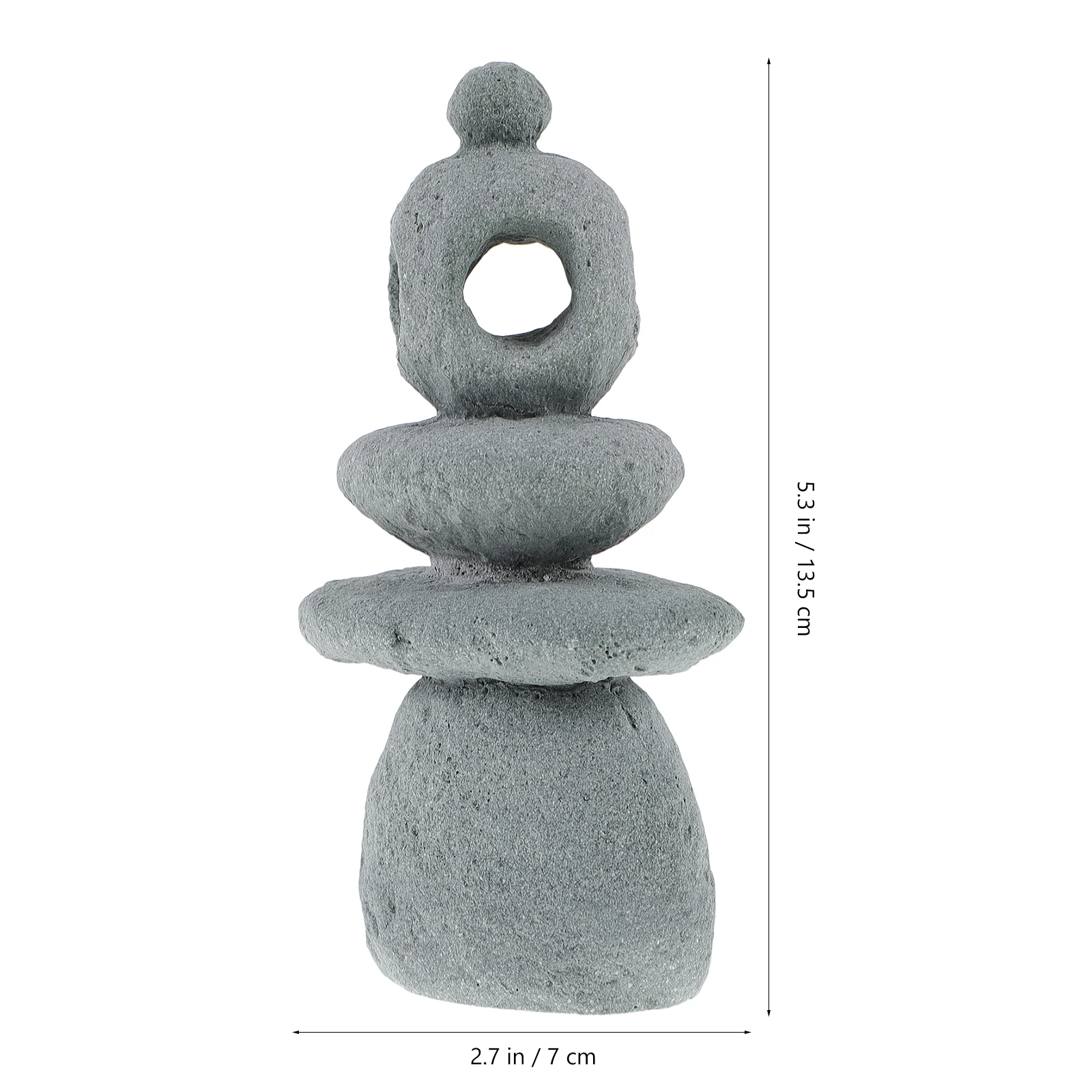 

1pc Garden Ornament Sandstone Rockery Decor Miniature Decoration For Flowerpot Fish Tank Micro Landscapeyard Room