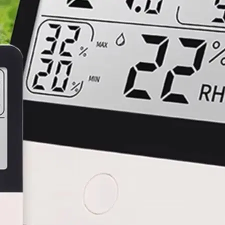 Climate Monitor Thermo-Hygrometer Greenhouse Monitoring Dual Measurement Function Temperature Range -50 C To 70 C