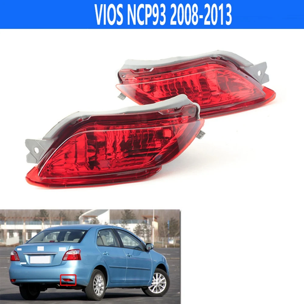 مصباح ضباب مصد خلفي للسيارة ، عاكس تحذيري لوقوف السيارات ، مصابيح خلفية لتويوتا os NCP93 view-our, 1Pair