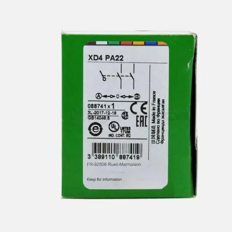 브랜드 뉴 오리지널 B50B-1 PCS XD4PA22 전기 조이스틱 컨트롤러 1 노멀리 오픈 접점 타이 빠른 배송