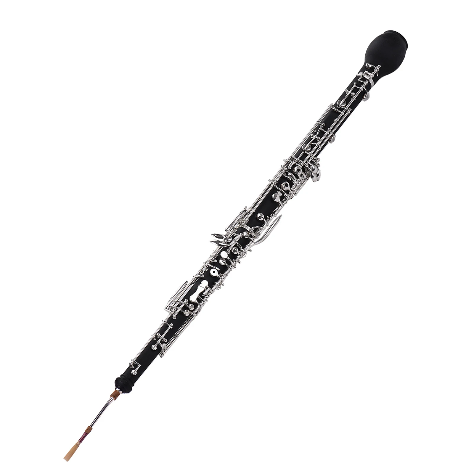 

Professional English Horn Alto Oboe F Key Synthetic Wood Body Silver-plated Keys Woodwind Instrument Oboe Instrument