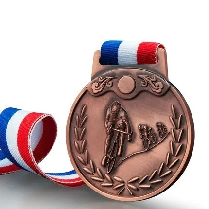 Bicycle medal making race metal commemorative medal racing special-shaped bicycle medal hanging