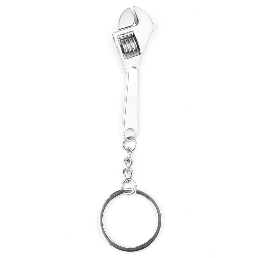 Chaveiros para homens, Car Bag Keyring, Outdoor Combination Tool, Portátil Mini Utility Pocket Clasp, Régua Martelo, Chave, Alicate, Pá, Homens