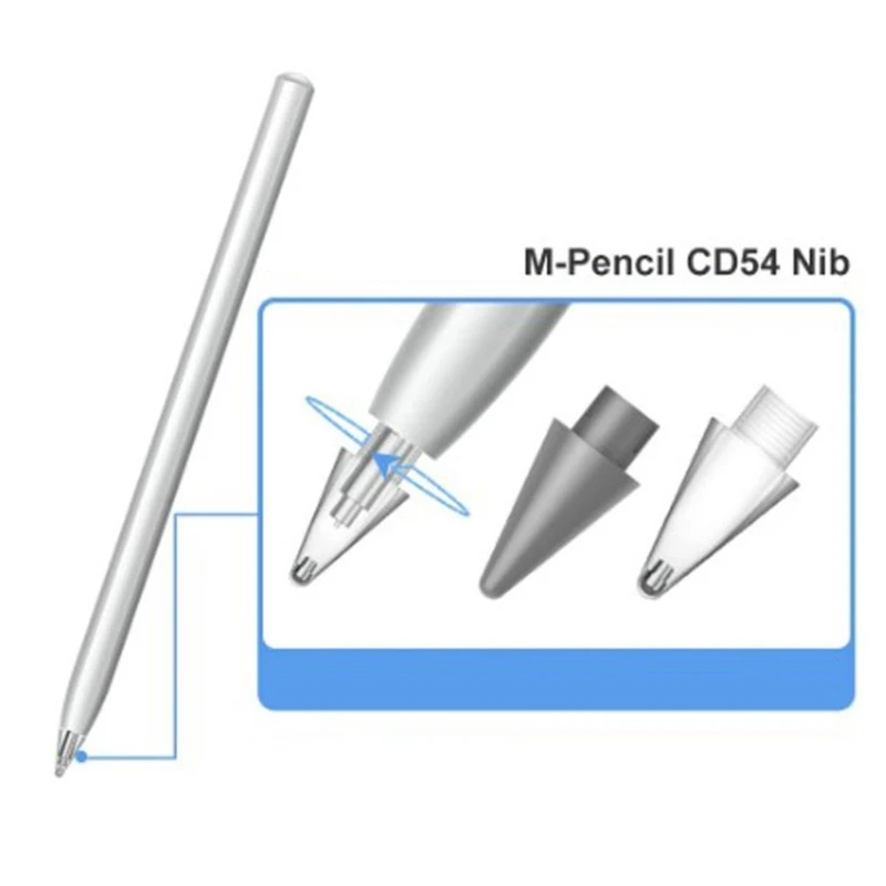 Tip Replacement Highly Sensitive Replacement Tip & Precise Control Pen Nib for M-Pencil 2nd Touch-Pen Tip