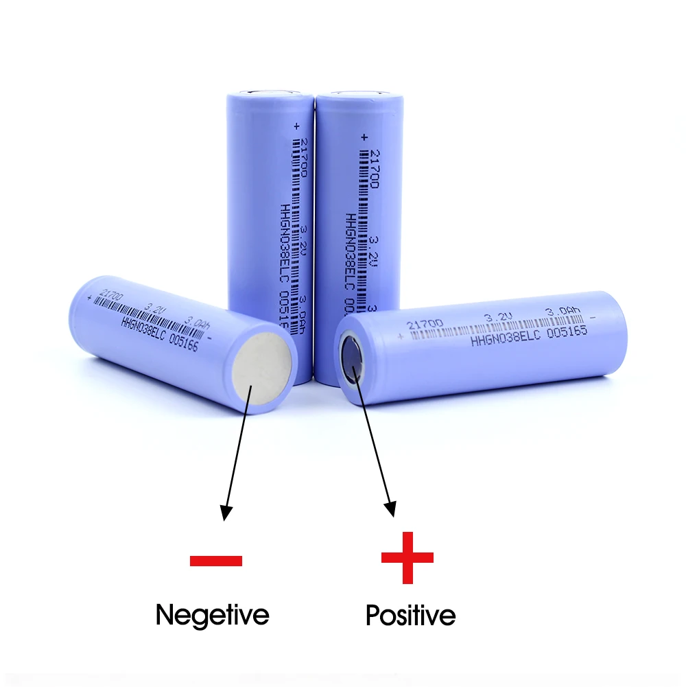 21700 Lifepo4 3000mAh Grade A Lifepo4 Rechargeable battery 3.2V Discharge Lithium Ion For Counter Lamp Flashlight