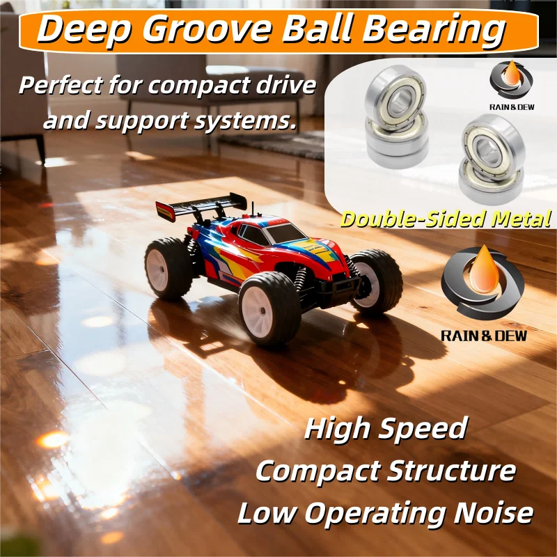 

10 шт. ABEC-7 604ZZ 4x12x4 мм миниатюрные шарикоподшипники подшипники из хромированной стали для деталей принтера