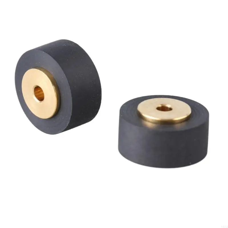 Y51A Pinch Roller Rubber Bearing Tape Belt Pulley Repairment for Tape Recorder