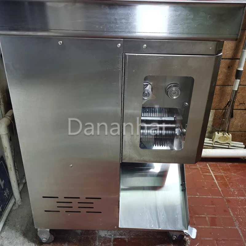 

Электрическая мясорезка из нержавеющей стали 2026 года, коммерческая машина для нарезки свежего мяса, новое кухонное оборудование для бизнеса