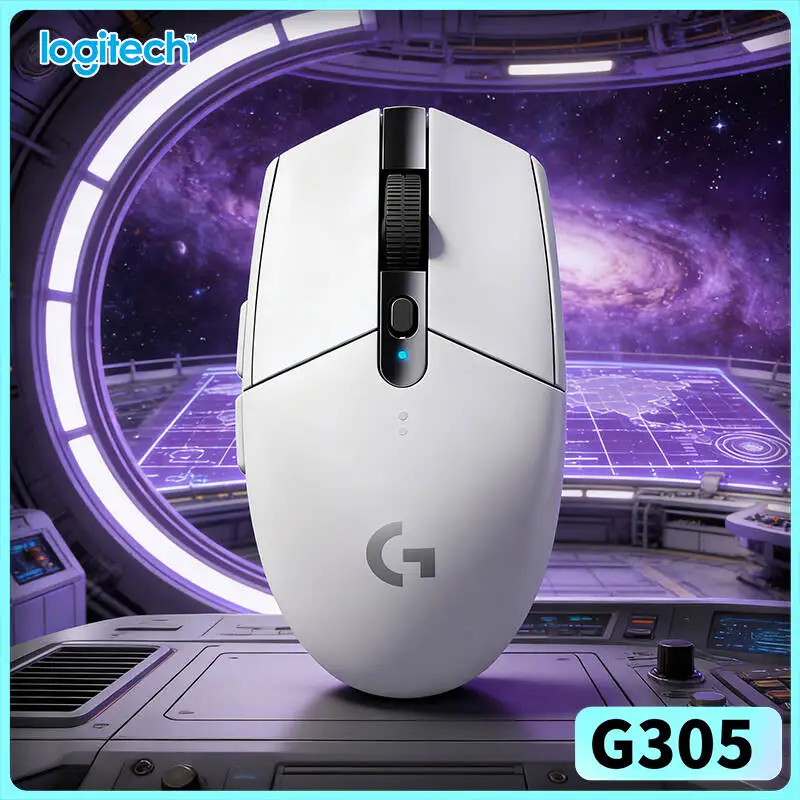 

G305 LIGHTSPEED Wireless Gaming Mouse by Logitech 12000 DPI HERO Sensor 6 Programmable Buttons 250h Battery PC Mac Compatible