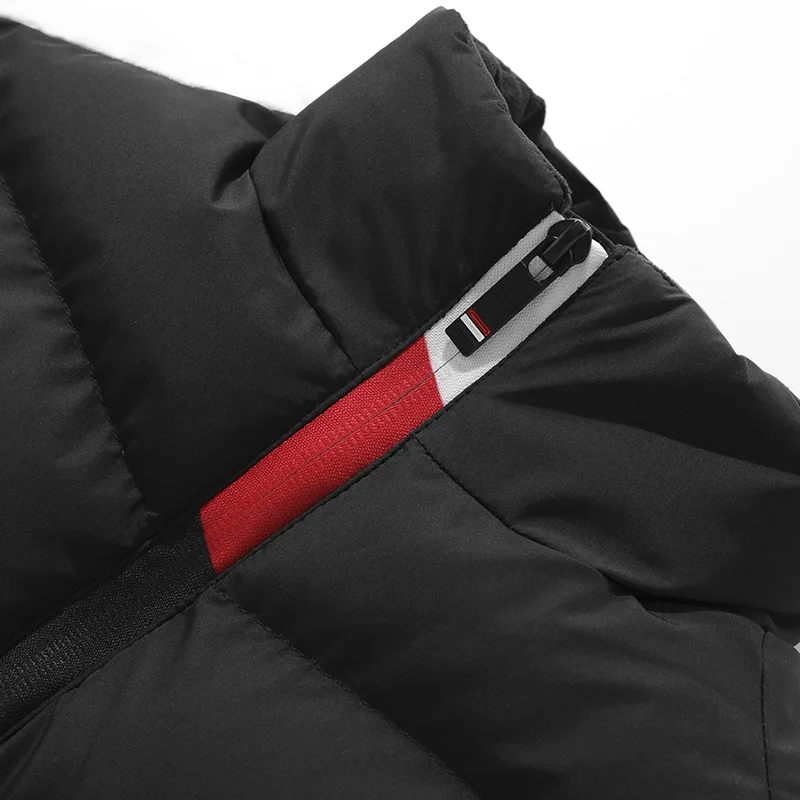 White Vest Jacket Men Slim Fit Stand Collar Sleeveless Puffer Jackets Spring Autumn Casual Waistcoat Men Warm Coat 2024 Trends