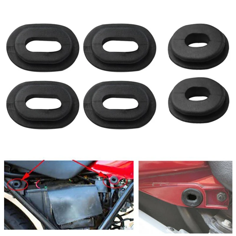 12pcs Motorcycle Body Side Cover Rubber Grommet Fairing Washer Bolts Motorcycle Accessories for Vehicle