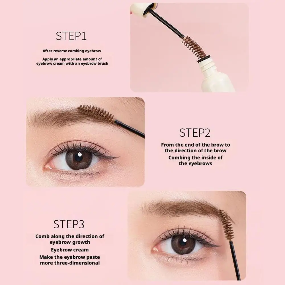 5g 眉毛シェーピングティントジェル 防水 汚れ防止 長持ち 自然なワイルド眉用 長く持続するボリュームアップフォーミュラ