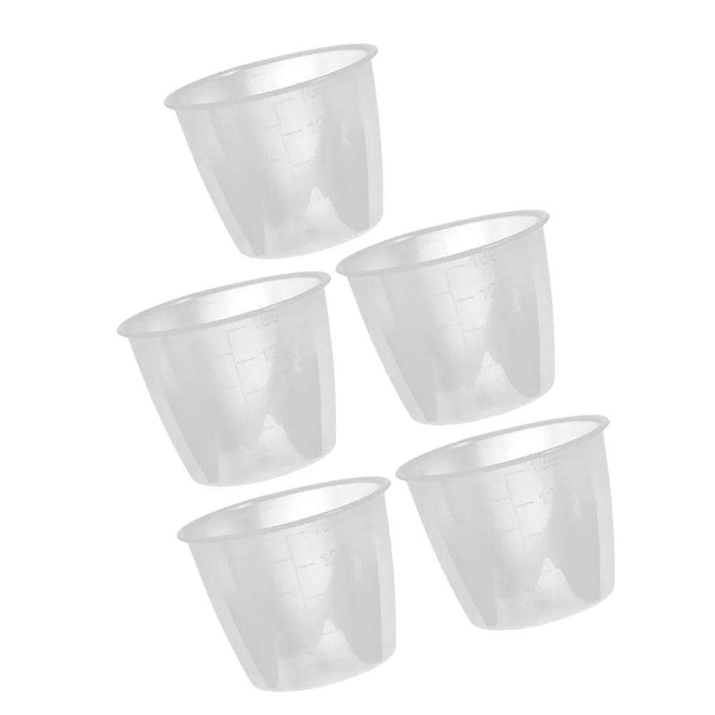 

5pcs Rice Measuring Cups Transparent Plastic Containers for Rice Cooker Accessories Flour Measuring Reusable Kitchen Tools