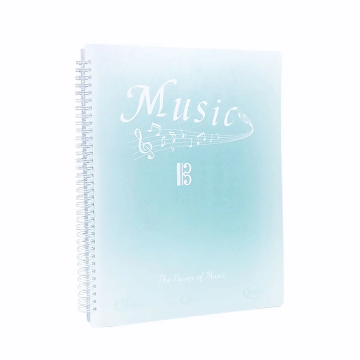 

Sheet Music Folder, 40 Pages, Sheet Music/Holder,Fits Letter Size A4, Choir Folder,Gradient Emerald Green