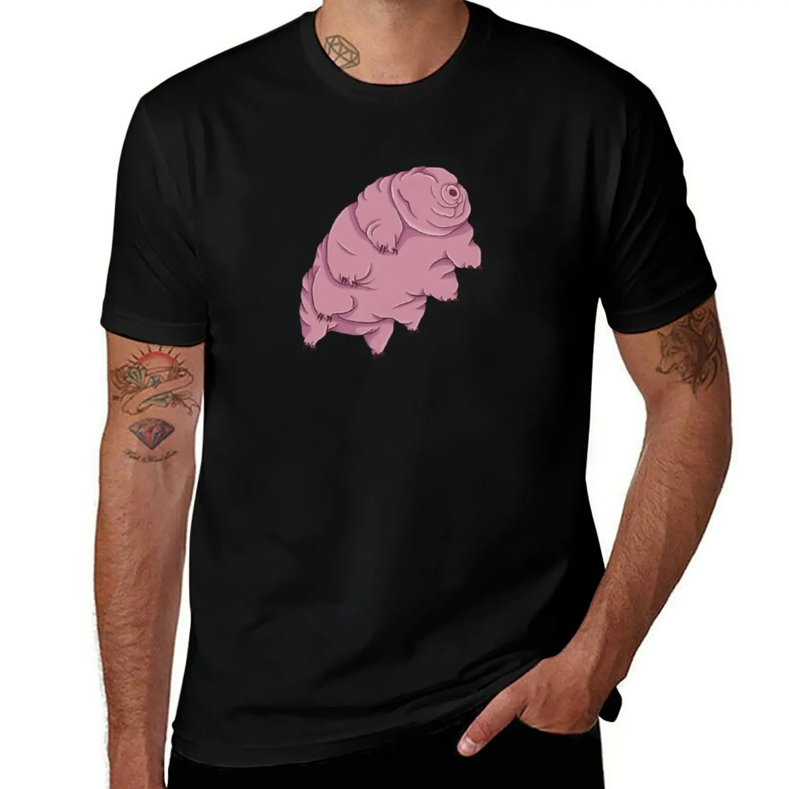 

shirts slim man Pink shirts shirts T-Shirt for man man t Tardigrade 100% cotton for t graphic fit t